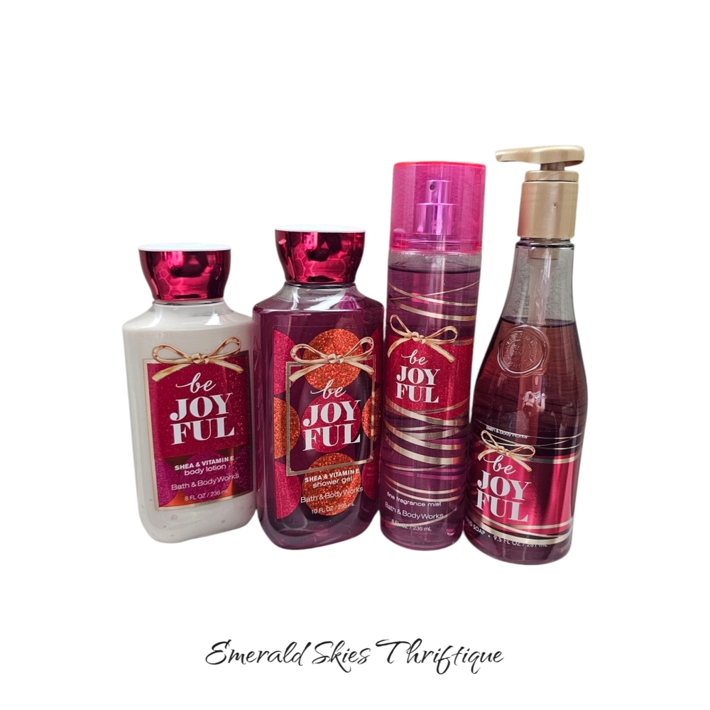 Bath and body works Discontinued Be Joyful Lot.